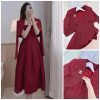 Set váy xếp li cúp ngực mix vest 2 lớp